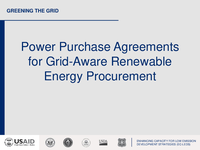 Webinar Slides: Power Purchase Agreements